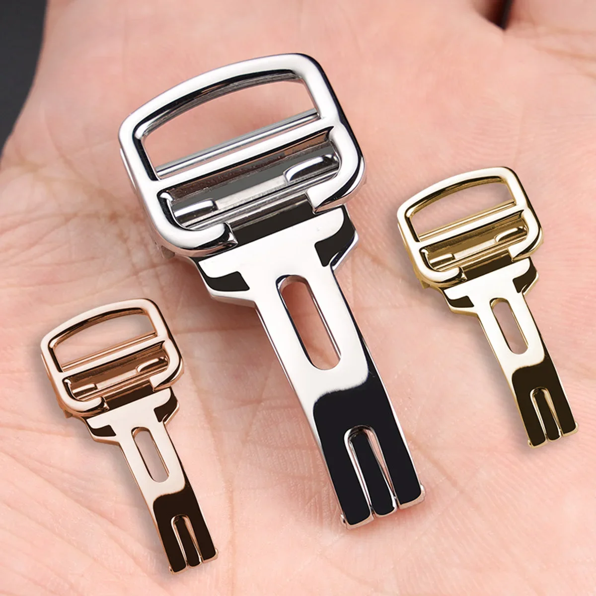 Butterfly Clasp Deployant - مشبك ساعة فاخر من الفولاذ المقاوم