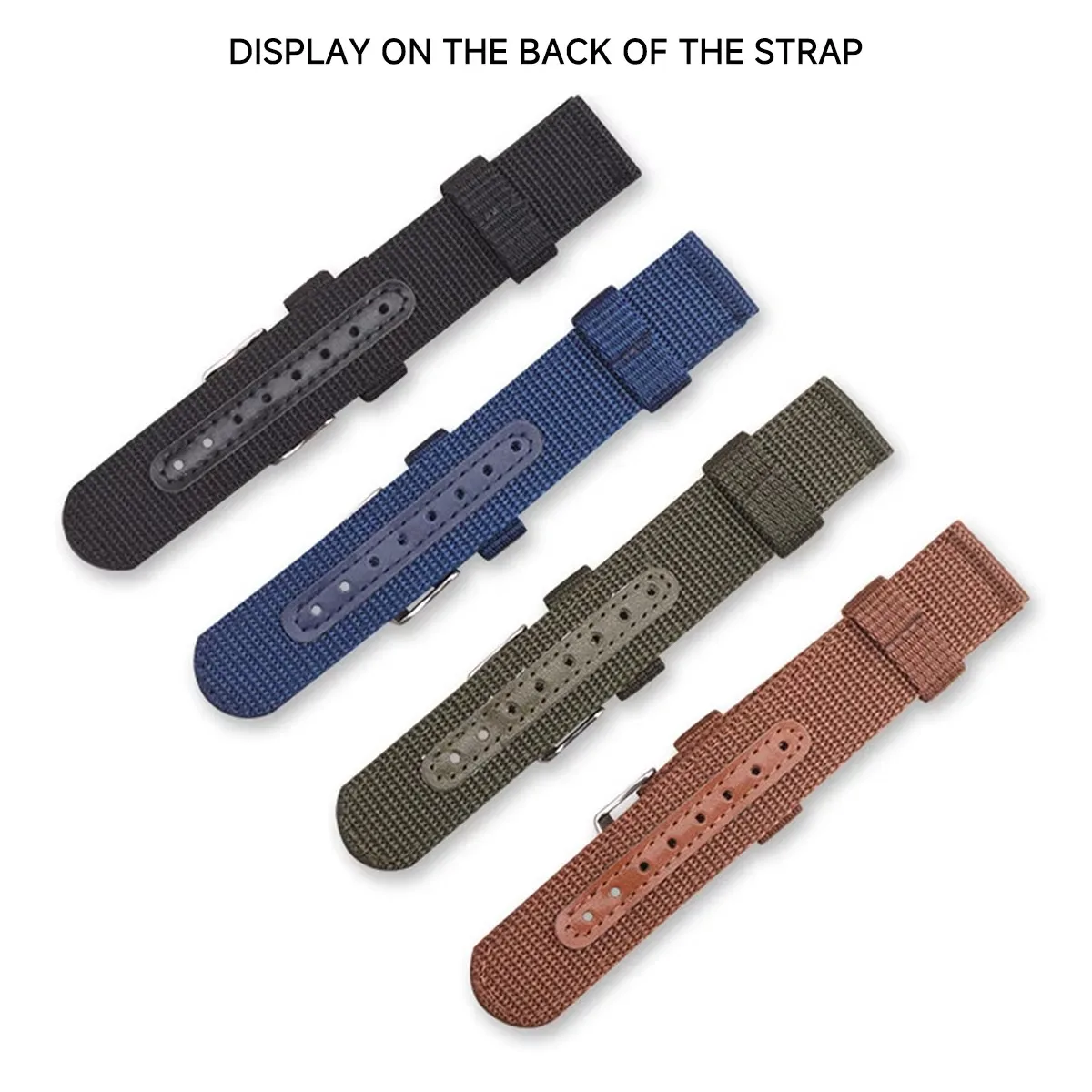Canvas Strap Watch - عالية الجودة النايلون قماش حزام (استيك)