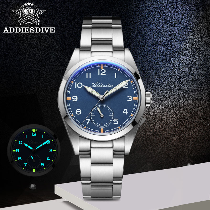 Stainless Bracelet Diver - ساعة كوارتز رجالية من ADDIESDIVE مقاس