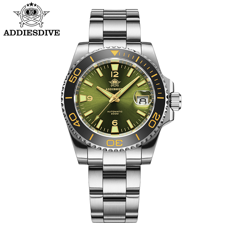 Stainless Bracelet Diver - Addiesdive جديد الغوص ساعة للهدية الرجال