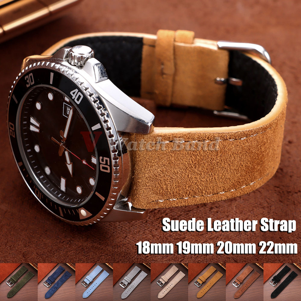 Suede Strap Watch - حزام ساعة من الجلد المدبوغ 18