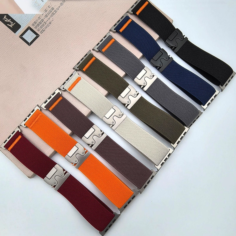 Parachute Strap Elastic - حزام نايلون لساعة أبل باند 46