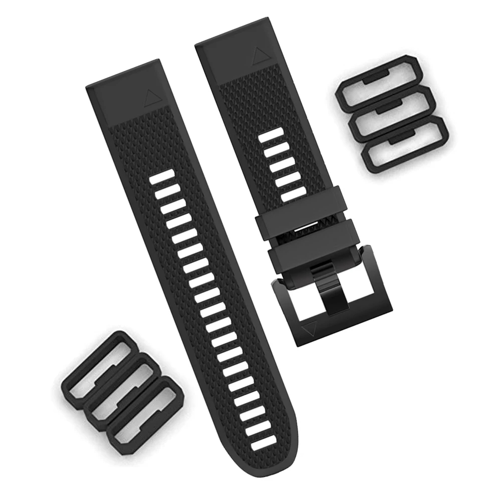 Silicone Watch Band 22Mm - سوار ساعة سيليكون لساعة Garmin Forerunner