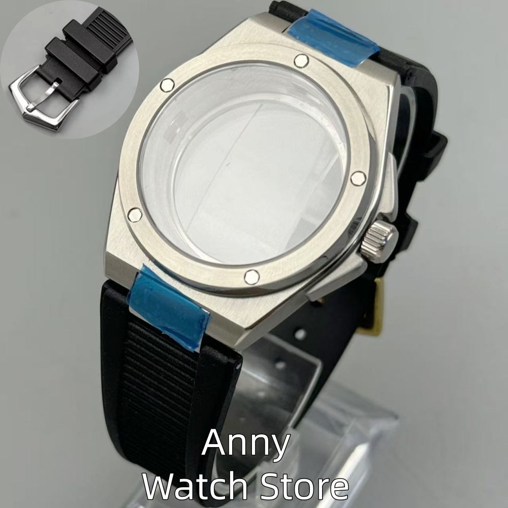 Rubber Strap Diver - علبة ساعة رجالية من سلسلة ستيل