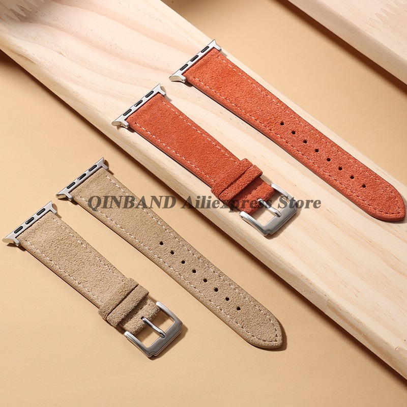 Suede Strap Watch - أحزمة ساعة متينة من الجلد المدبوغ