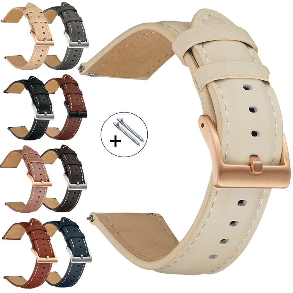 Leather Strap Quick Release - 14 مللي متر 16 مللي متر