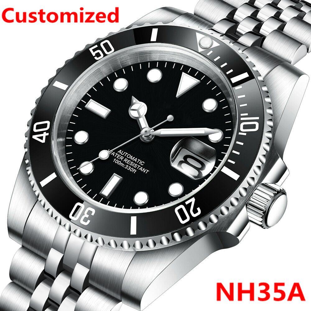 Stainless Bracelet Diver - DIY شعار 40 مللي متر الغوص