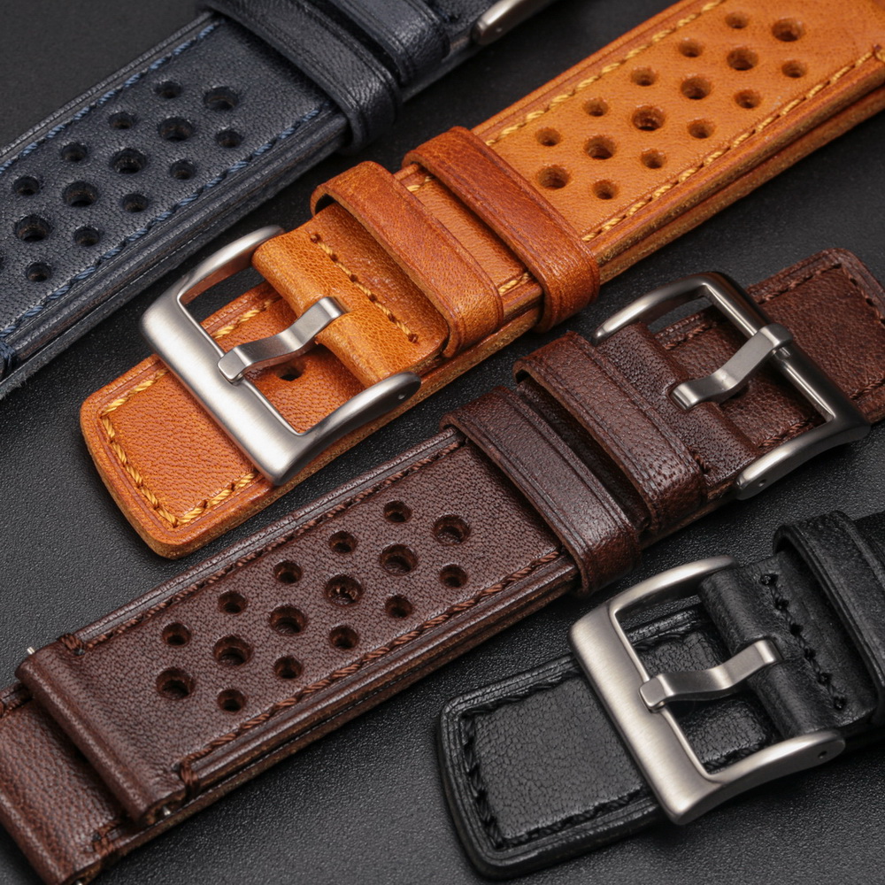Leather Strap Quick Release - Hemsut جلد البقر حزام (استيك) ساعة