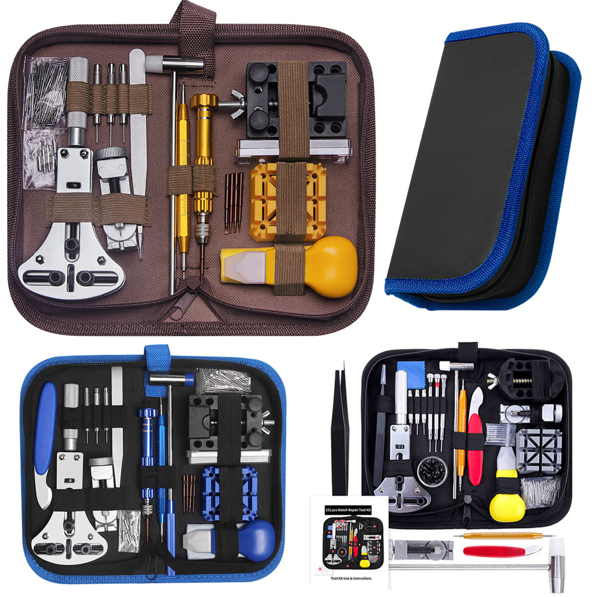 Spring Bar Tool Set - طقم أدوات احترافية لإصلاح الساعات، طقم