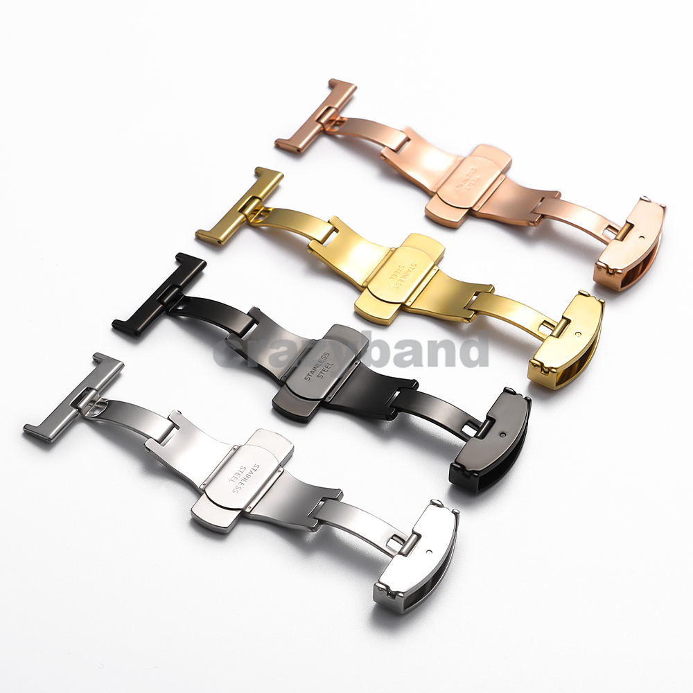 الفولاذ المقاوم للصدأ العالمي  - مراجعة Butterfly Clasp Deployant وسعره