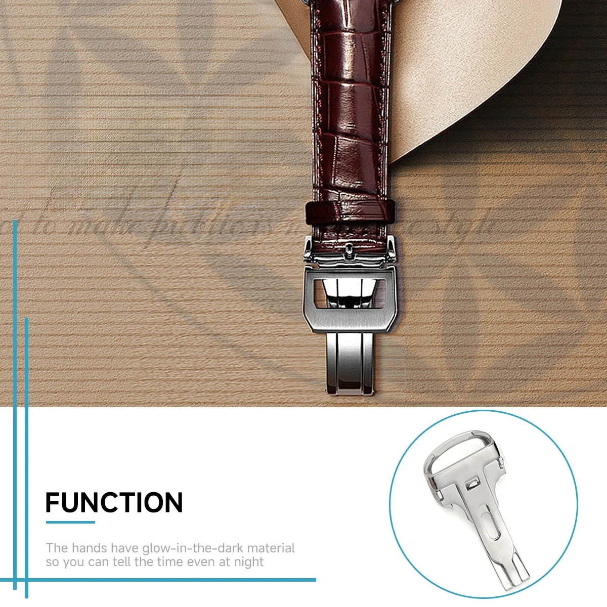 الكلاسيكية الجلد المدبوغ حزام  - مراجعة Suede Strap Watch وسعره