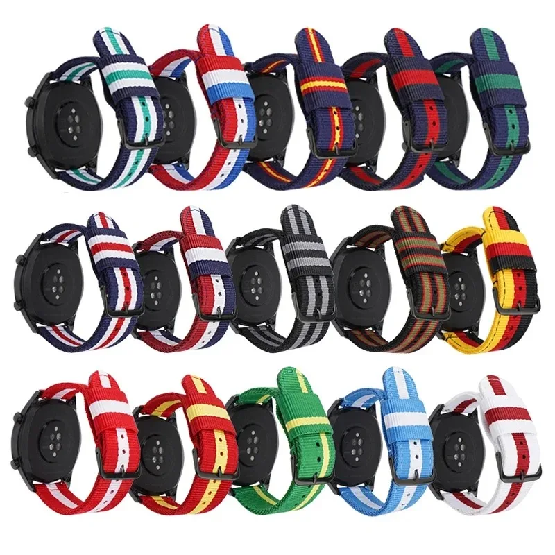 حزام ساعة نايلون 20 مم 22 مم س - مراجعة Canvas Strap Watch وسعره