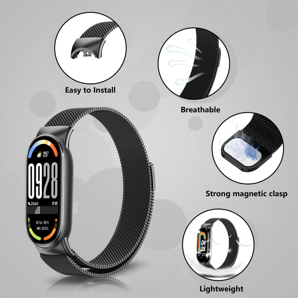 الأشرطة المغناطيسية لشاومي mi  - مراجعة Milanese Loop Magnetic وسعره