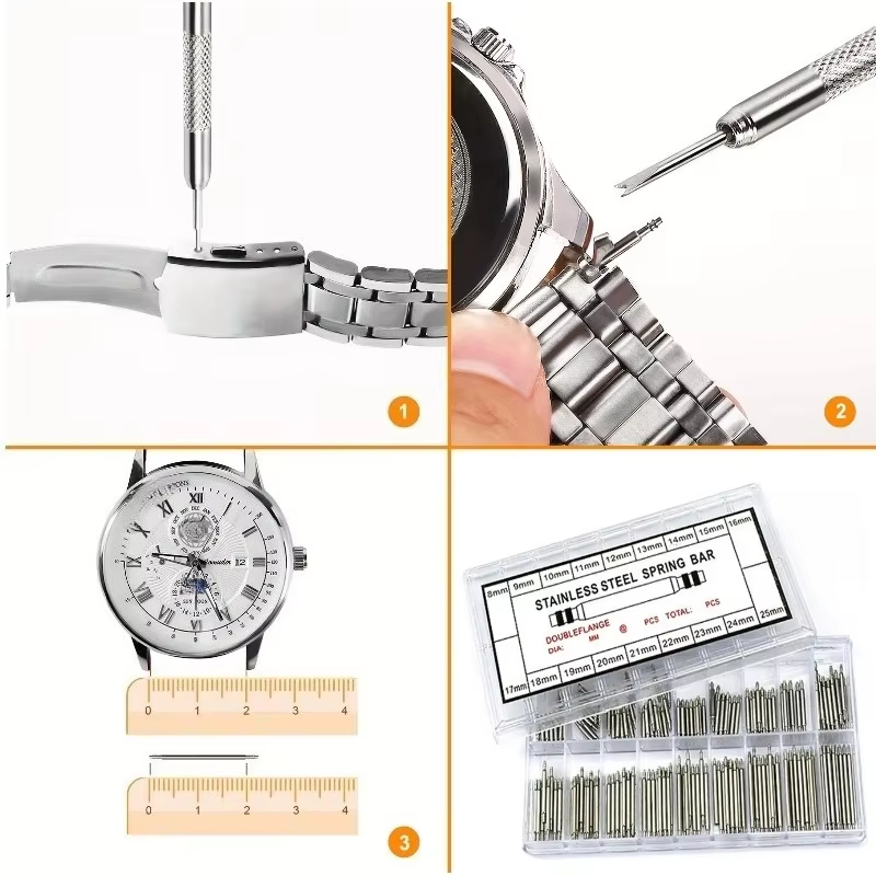 مجموعة من 270 قطعة من القضبان  - مراجعة Spring Bar Tool Set وسعره