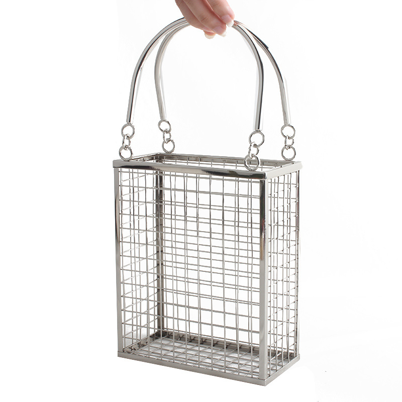 الربيع والصيف حقيبة كتف معدنية - مراجعة Mesh Strap Metal وسعره