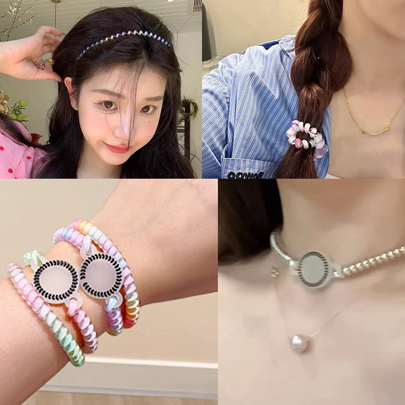 مرونة الأزياء خط الهاتف رباط ش - مراجعة Silicone Band Women وسعره