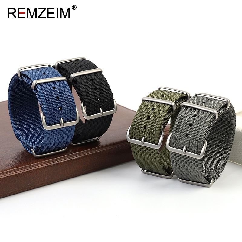 جديد مضلع حزام ساعة نيلون 18 م - مراجعة Nato Strap Nylon وسعره