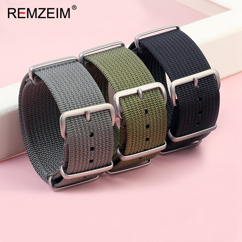 جديد مضلع حزام ساعة نيلون 18 م - مراجعة Nato Strap Nylon وسعره