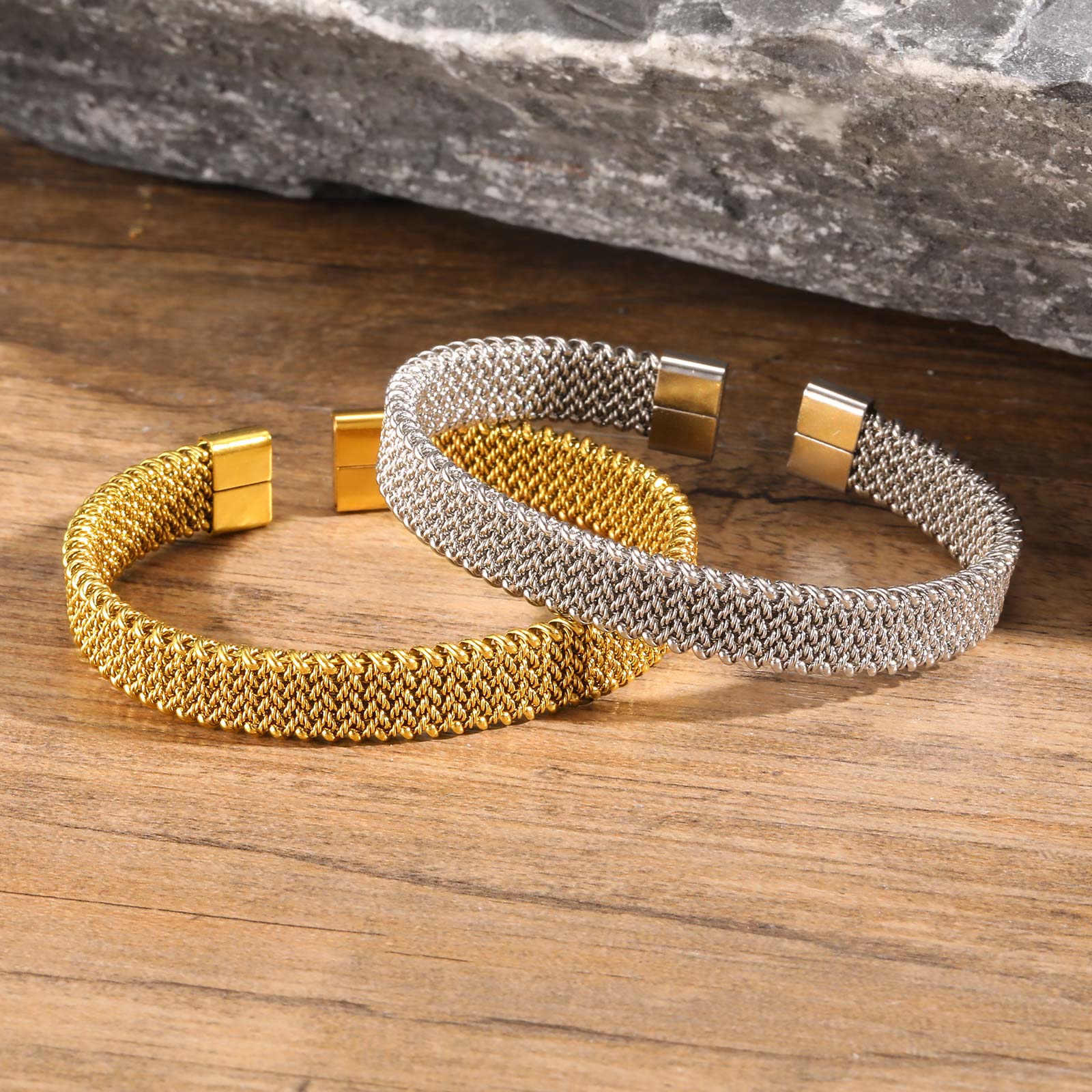 10 مللي متر مضفر تمتد حزام سوا - مراجعة Mesh Strap Metal وسعره