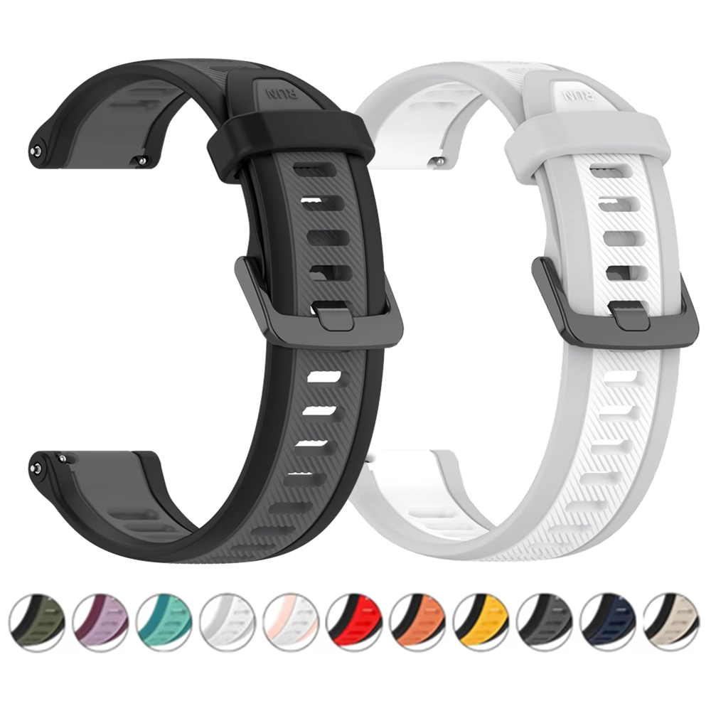 22 مللي متر 20 مللي متر 18 ملل - مراجعة Silicone Watch Band 22Mm وسعره