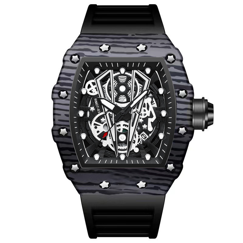 ساعة كوارتز رجالية أنيقة من BI - مراجعة Rubber Strap Diver وسعره