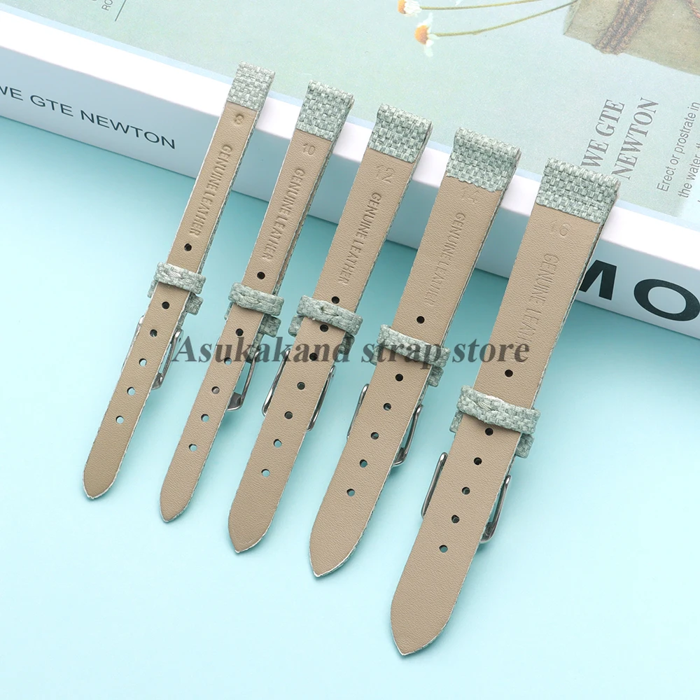 سوار ساعة من القماش والجلد بمق - مراجعة Canvas Strap Watch وسعره