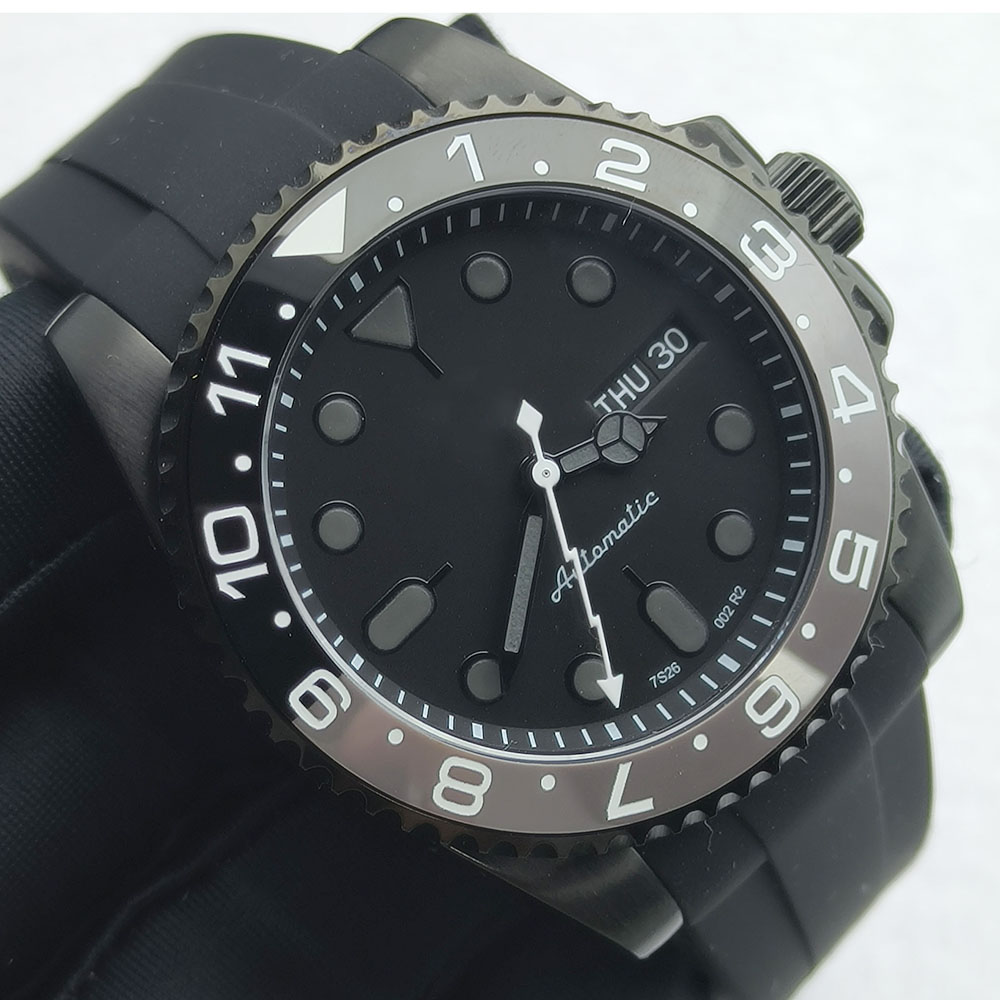 40 مللي متر NH36 ساعة رجالية س - مراجعة Stainless Bracelet Diver وسعره