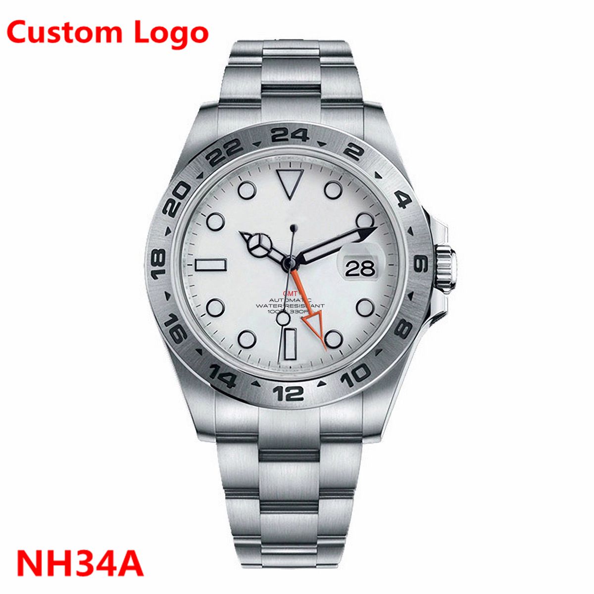 مخصص فاخر 39 مللي متر NH34 الت - مراجعة Stainless Bracelet Diver وسعره