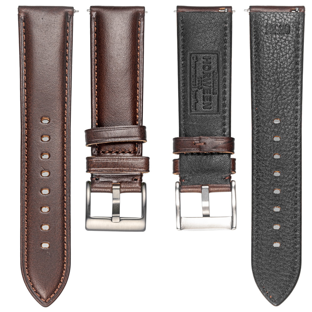 أحزمة ساعات هيمسوت من الجلد ال - مراجعة Leather Strap Quick Release وسعره