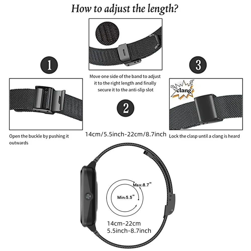 أربطة معدنية لساعة Honor Watch - مراجعة Mesh Strap Metal وسعره