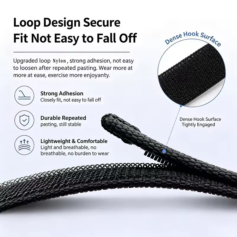 حزام ساعة رياضي من النايلون ال - مراجعة Sport Loop Velcro وسعره