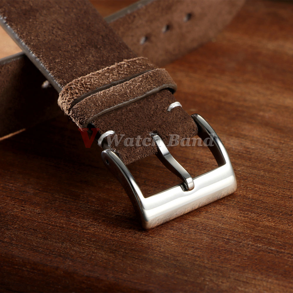 20 مللي متر 22 مللي متر جودة ع - مراجعة Suede Strap Watch وسعره