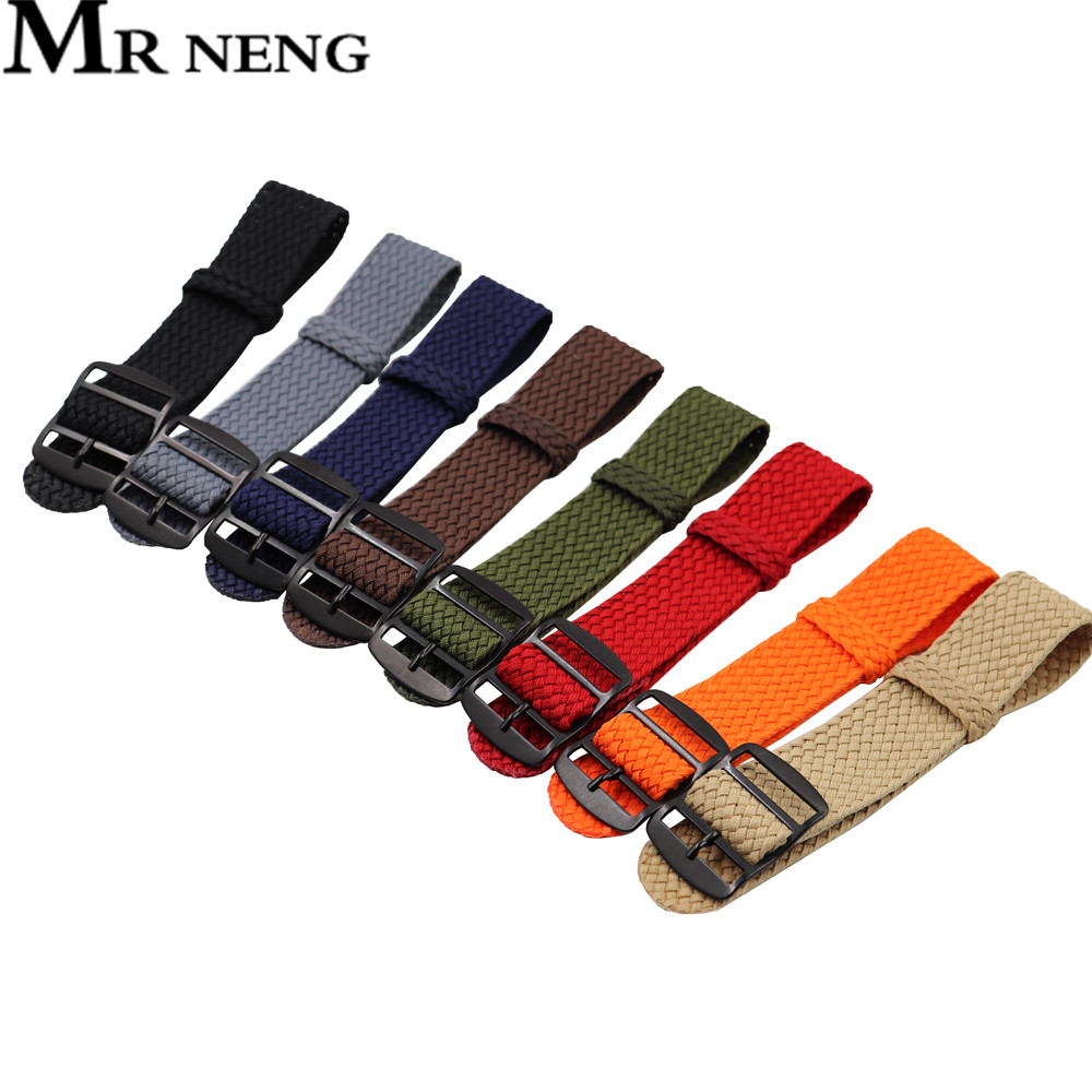 18 مللي متر 20 مللي متر 22 ملل - مراجعة Perlon Strap Woven وسعره