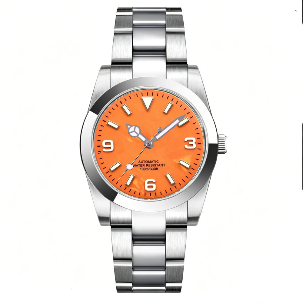 ساعة بشعار مخصص 36 مم 39 مم بق - مراجعة Stainless Bracelet Diver وسعره