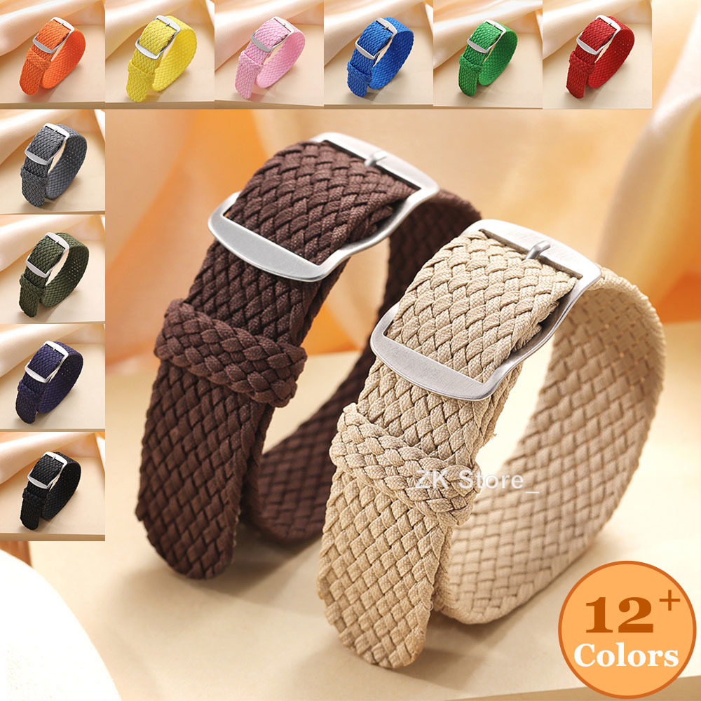 النسيج المنسوجة حزام ساعة نيلو - مراجعة Perlon Strap Woven وسعره
