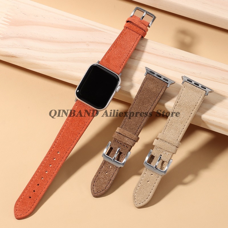 أحزمة ساعة متينة من الجلد المد - مراجعة Suede Strap Watch وسعره
