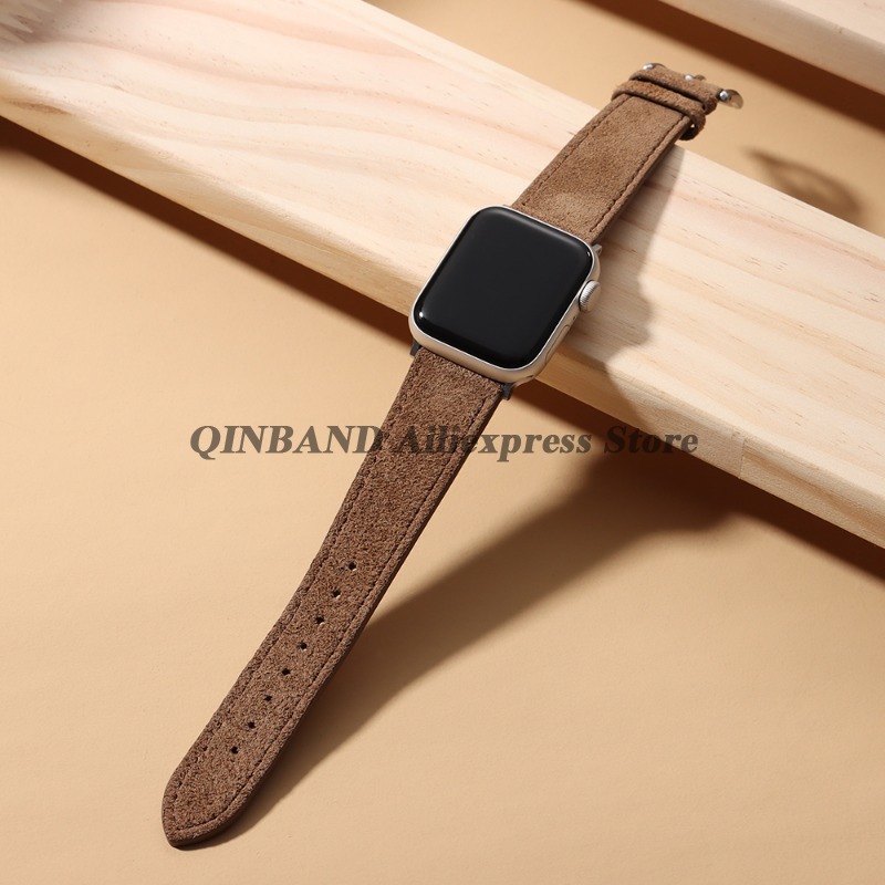 أحزمة ساعة متينة من الجلد المد - مراجعة Suede Strap Watch وسعره