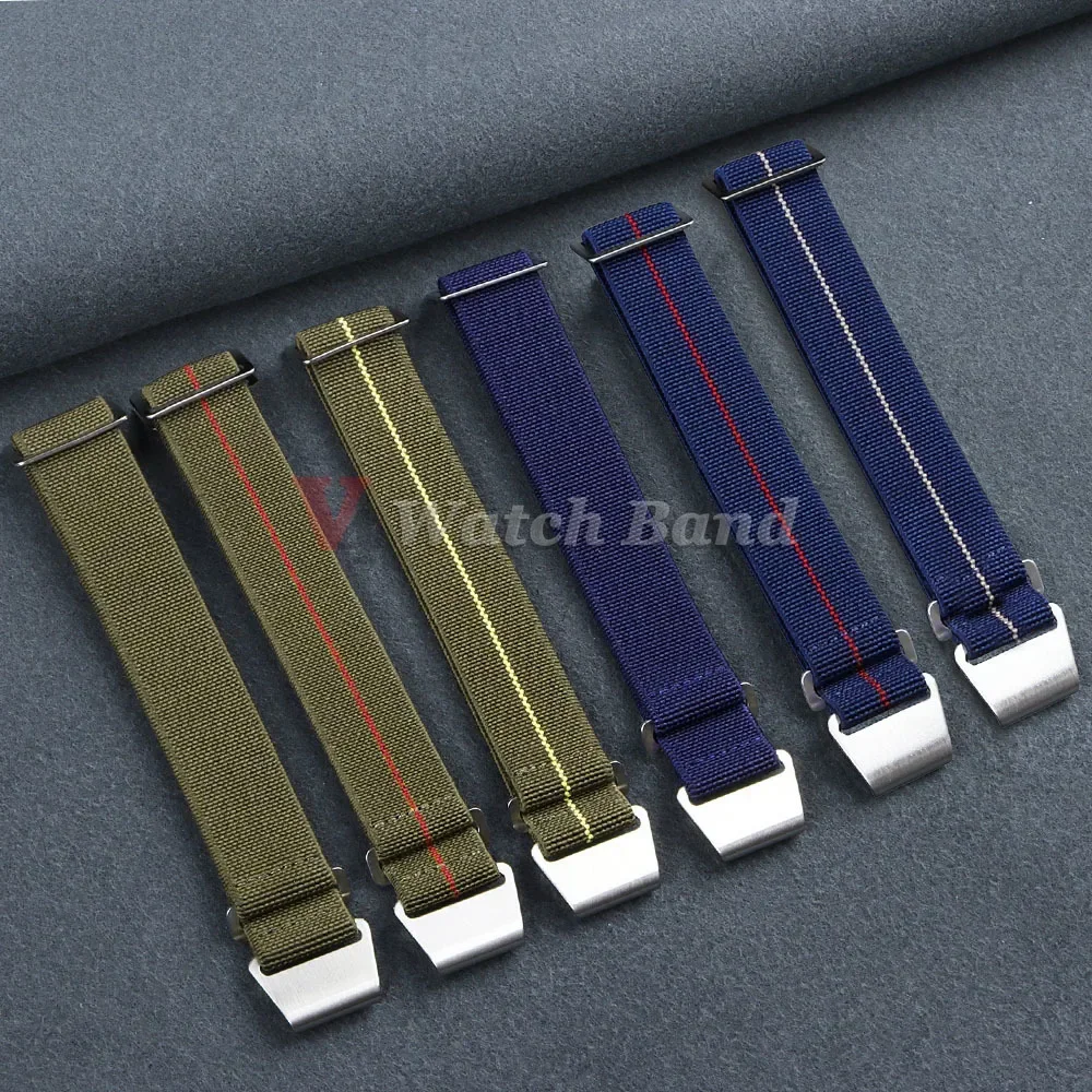 حزام ساعة مرن 60s القوات الفرن - مراجعة Parachute Strap Elastic وسعره