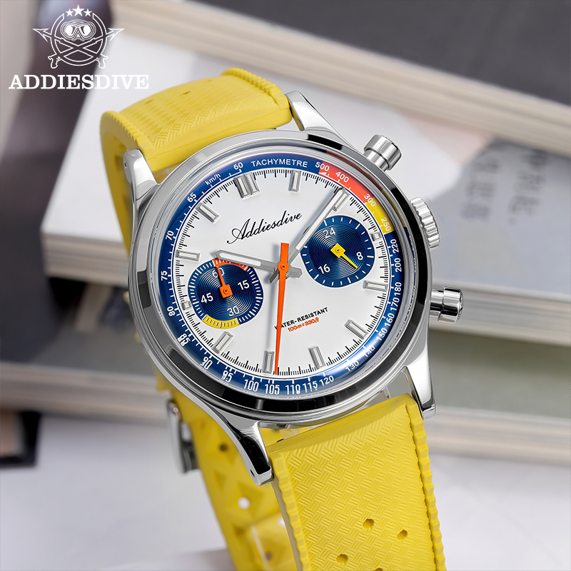 ساعات يد كوارتز عصرية للرجال م - مراجعة Rubber Strap Diver وسعره