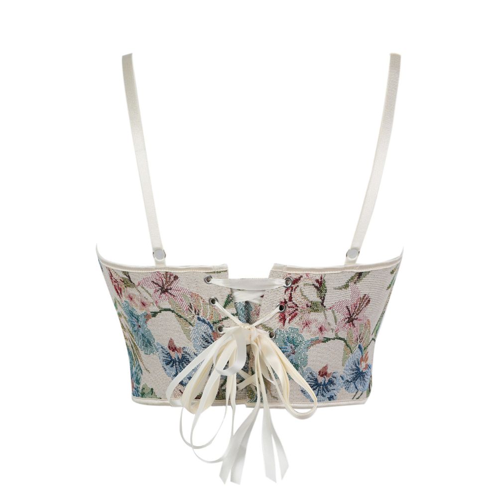 كورسيه نسائي بحمالات رفيعة وقص - مراجعة Tropic Strap Vintage وسعره