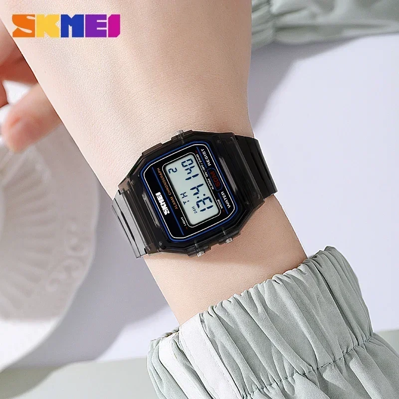 SKMEI 2056 شفافة بولي TPU حزام - مراجعة Rubber Strap Diver وسعره