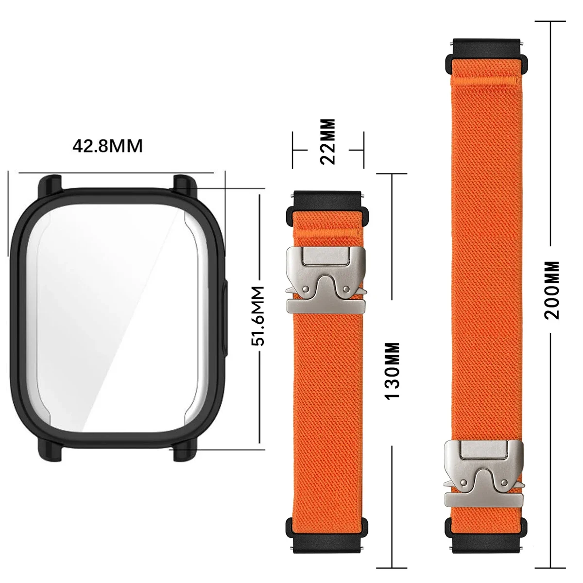 أشرطة نايلون + حافظة من البولي - مراجعة Parachute Strap Elastic وسعره