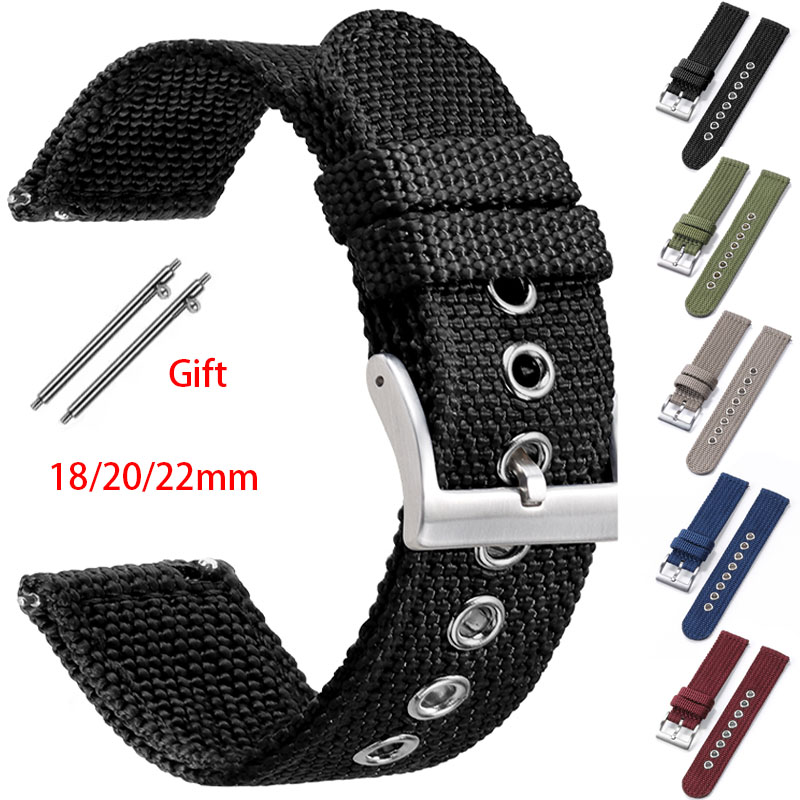 سوار معصم من قماش النايلون ، س - مراجعة Nato Strap Nylon وسعره
