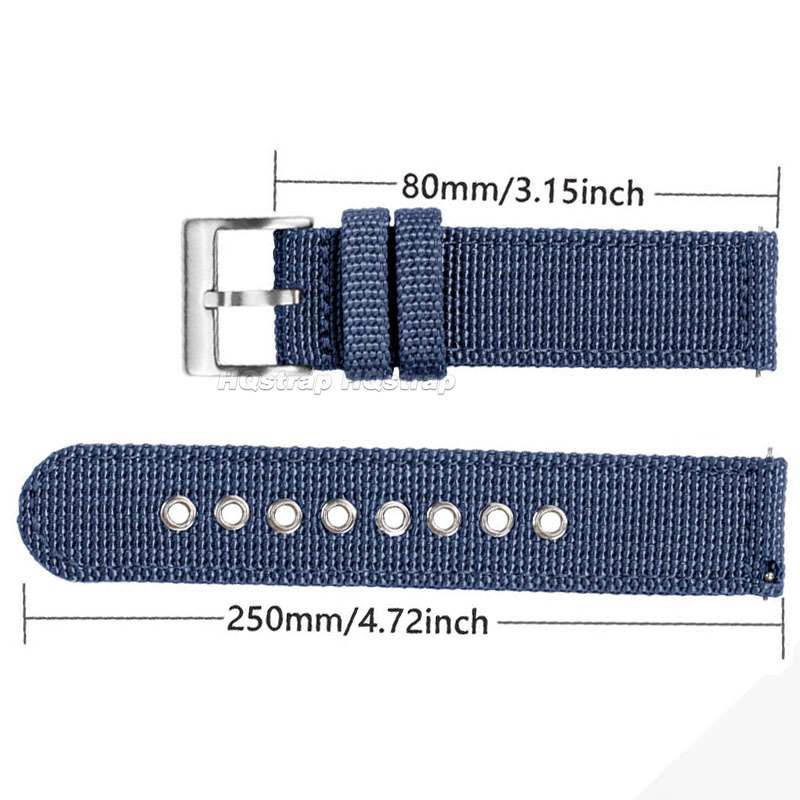 سوار معصم من قماش النايلون ، س - مراجعة Nato Strap Nylon وسعره