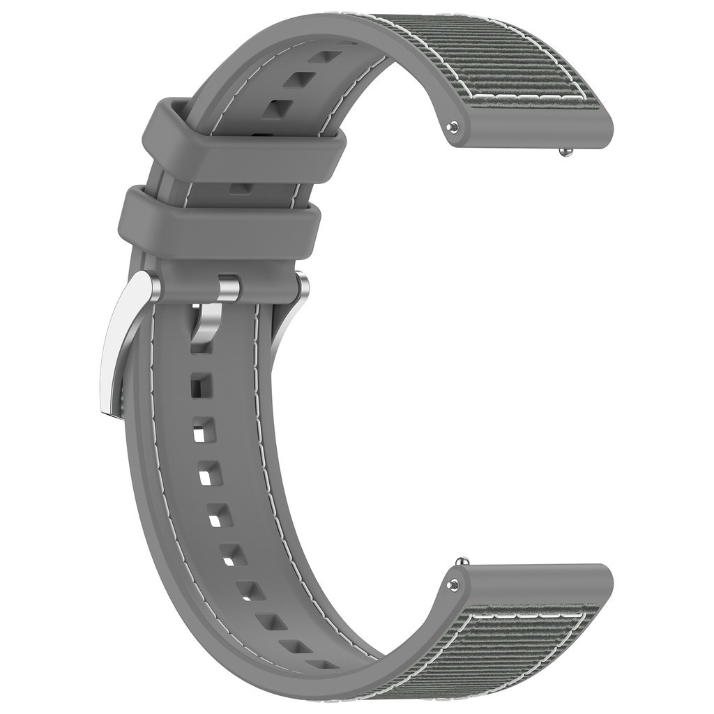حزام نايلون وسليكون منسوج لساع - مراجعة Silicone Watch Band 22Mm وسعره