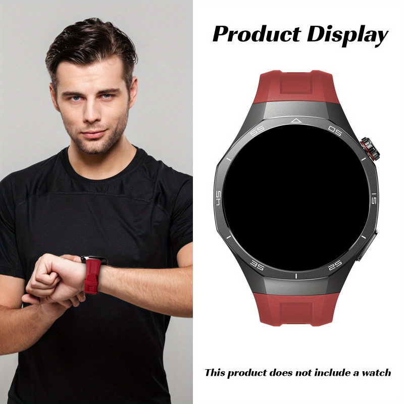 حزام سيليكون 22 ملم لساعة هواو - مراجعة Silicone Watch Band 22Mm وسعره