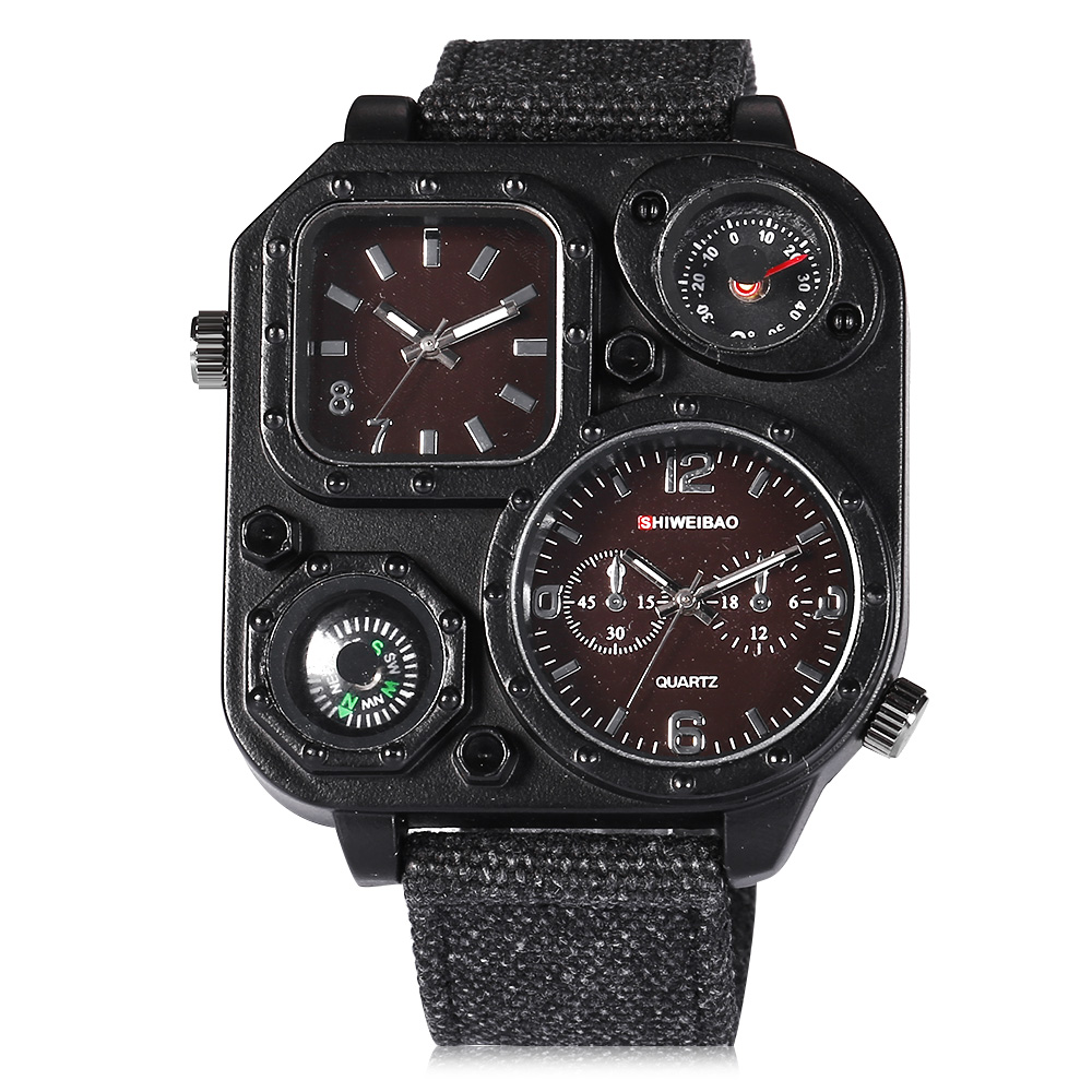 ساعات كوارتز للرجال من أفضل ال - مراجعة Canvas Strap Watch وسعره