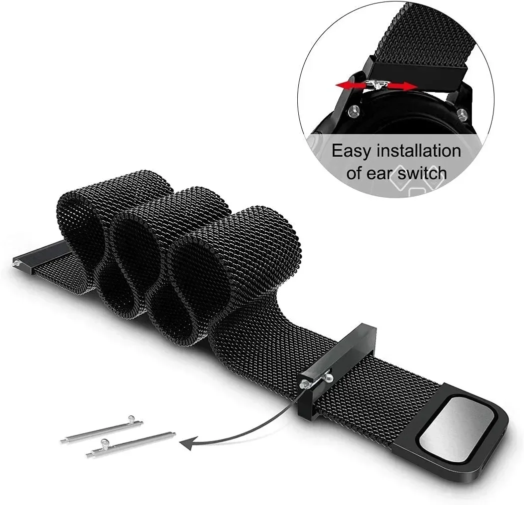 سوار مغناطيسي ميلانو 18 ملم لس - مراجعة Milanese Loop Magnetic وسعره