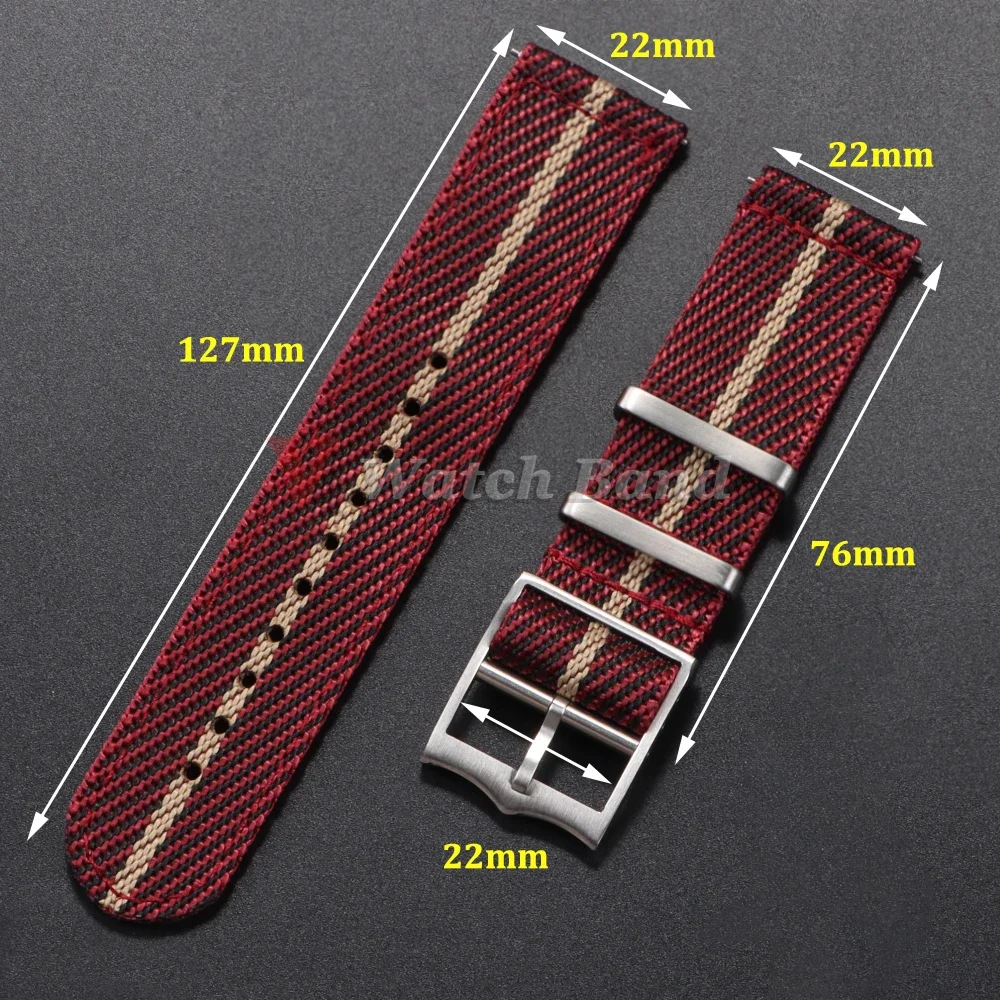 20 22 مللي متر حزام نايلون ل ت - مراجعة Nato Strap Nylon وسعره