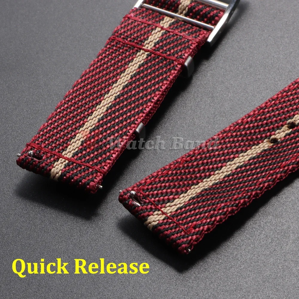 20 22 مللي متر حزام نايلون ل ت - مراجعة Nato Strap Nylon وسعره